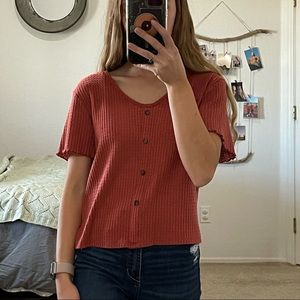 Random brand size L/ waffle weave shirt